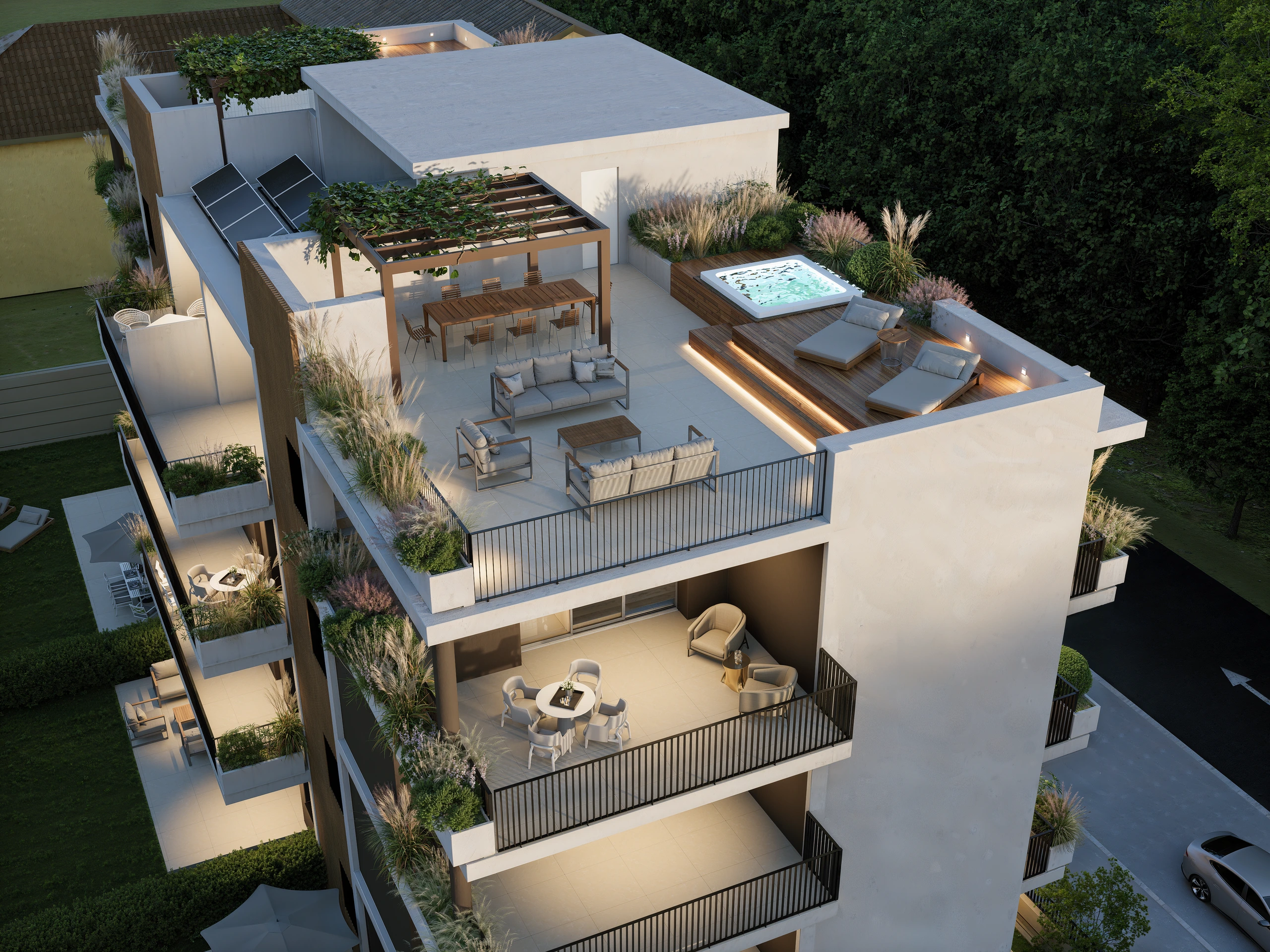 Terrazzi Palazzo Tintori